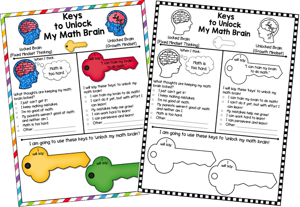 Keys to unlock you math brain will motivate your students to increase their math fact fluency. 