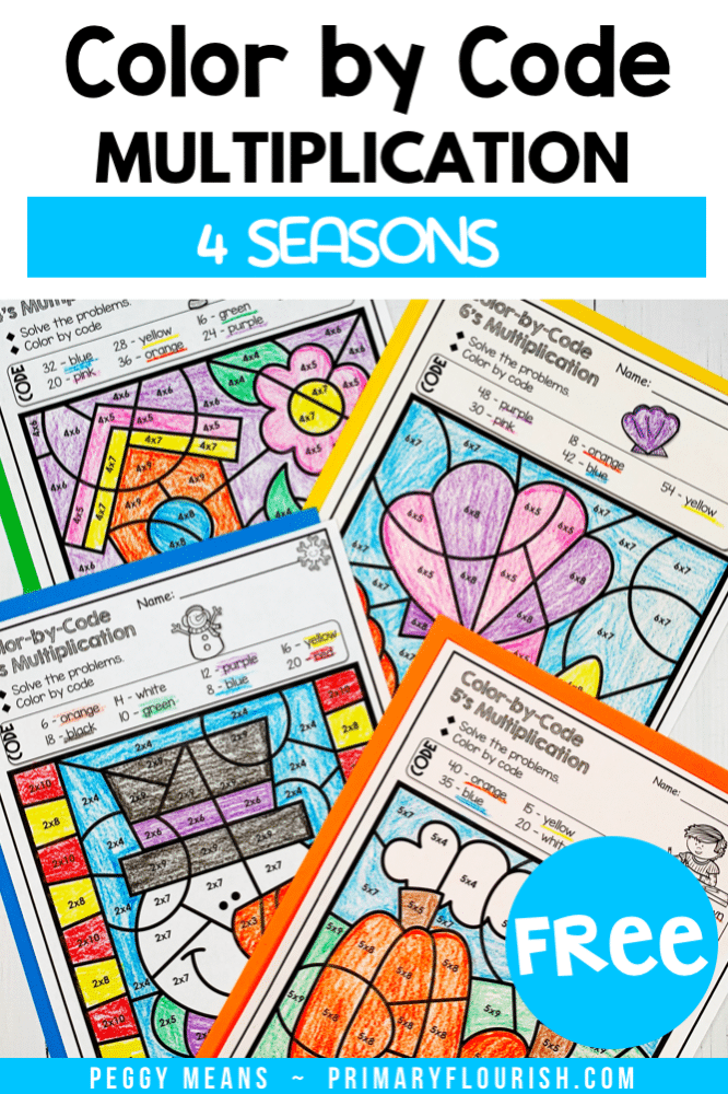 How To Use Color By Number Worksheets And NOT Feel Guilty Primary