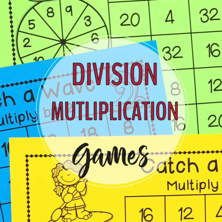 Multiplication & Division Games - Primary Flourish